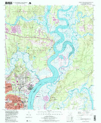 1990s Maps of Deweys Hill, North Charleston | Pastmaps